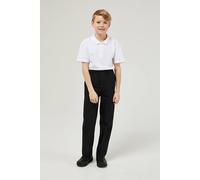 TRUTEX Men's Junior Boys' Slim Fit Stain Resistant School Trousers in Black | Size: 21 inches TRUTEX Black 21 inches