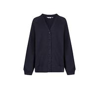 Trutex Unisex Sweatshirt Cardigan for School Uniform, Long Sleeve, Button Down, 260g, Blue (Navy), 9-10 Years (Manufacturer Size: 25-27" Chest)