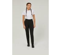 TRUTEX Women's Senior Twin Pocket Comfort Stretch School Trousers in Black | Size: 34 inches TRUTEX Black 34 inches