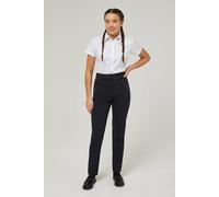 TRUTEX Women's Senior Twin Pocket Comfort Stretch School Trousers in Dark Grey | Size: 32 inches TRUTEX Dark Grey 32 inches