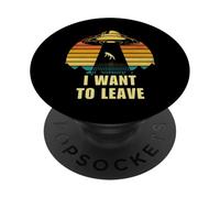 Truth, Is Out There Area - 51 Alien UFO PopSockets Adhesive PopGrip