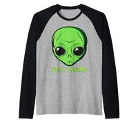 Truth, is Out There Area - 51 Alien UFO Raglan Baseball Tee