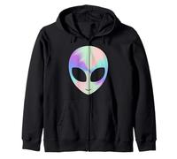 Truth, Is Out There Area - 51 Alien UFO Zip Hoodie