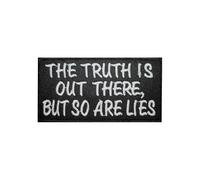 Truth is Out There Letters Patch Iron On Embroidered Applique Patch Truth is Out There But so are Words Iron On Sew On Emblem Badge