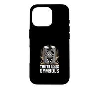 Truth Lives Beyond Symbols Mystery Eye Case for iPhone 16 Pro