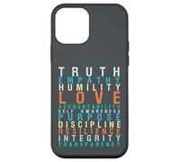 Truth Love Empathy Self Awareness Inspirational Words Retro Case for iPhone 12 mini