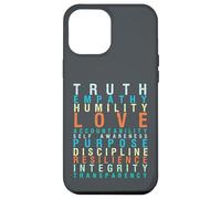 Truth Love Empathy Self Awareness Inspirational Words Retro Case for iPhone 12 Pro Max