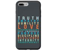 Truth Love Empathy Self Awareness Inspirational Words Retro Case for iPhone 7 Plus/8 Plus