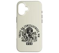 Truth or Consequences New Mexico USA Vintage Style Design Case for iPhone 16