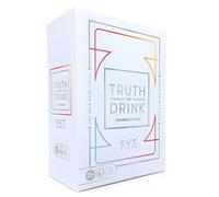 Truth or Drink Party Game by Cut I As Seen on TikTok, YouTube, and Snapchat | 410 Hilarious Questions | Ages 21+ | 2+ Players I Fun Games for Adults