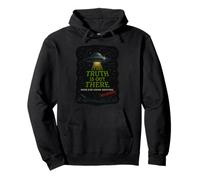 Truth Out There Never Stop Asking Questions UFO UAP Pullover Hoodie