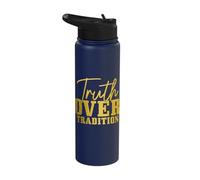 Truth Over Tradition Hebrew Israelite Judah Yah Israel Stainless Steel Insulated Water Bottle