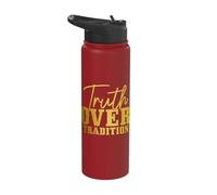 Truth Over Tradition Hebrew Israelite Judah Yah Israel Stainless Steel Insulated Water Bottle
