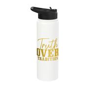 Truth Over Tradition Hebrew Israelite Judah Yah Israel Stainless Steel Insulated Water Bottle