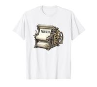 Truth Printing Press Vintage Free Press Journalism T-Shirt