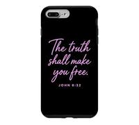 Truth Shall Make You Free John 8:32 Faith Scripture Bible Case for iPhone 7 Plus/8 Plus