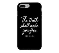 Truth Shall Make You Free John 8:32 Faith Scripture Bible Case for iPhone 7 Plus/8 Plus