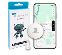TruTrak Pro - BLE Tags for GPS Tracking Device (White)
