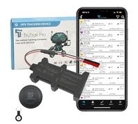 TruTrak Pro FMT400 4G GPS Tracker with Tags + Use Your Phone as a Tag - Real-Time Vehicle Tracker for Car, Van, Motorcycle, Caravan, Tractor - PAYG, 12-24V, Self-Install with SIM & Data