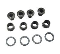 Sram Chainring Bolt Kit 4-arm Single No Guard Steel Chainring Screw Set One Size Black