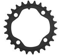 Truvativ Chainring MTB 26T 4 Bolt 80 mm BCD Aluminium Blast Black 2 x 10, 11.6215.188.310
