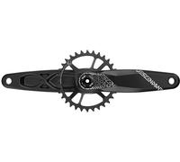 TRUVATIV Crank Descendant 6K Aluminum Eagle Boost 148 Dub 12S 170 W Direct Mount 32T X-Sync 2 Chainring Black (Dub Cups/Bearings Not Included): Black 170mm