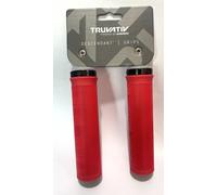 Truvativ Descendant Lockring Grips, Single Lockring, 133mm, Red
