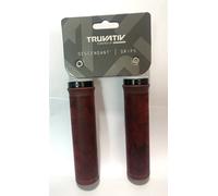 Truvativ Descendant Lockring Grips, Single Lockring, 133mm, Red/Blood Red
