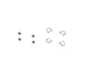 Truvativ Spare - Crank Chainring Bolt Kit 5-arm Single Steel Including