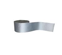 Truvix Carbon Fiber Sill Scuff Anti Scratch Threshold Car Sticker Decal Trunk Door Tape Protection Film Waterproof(Silver)