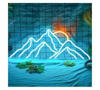 Truvix Neon Lights Neon Signs LED Mountain Night Light for Sunrise Home Decor Sunset Wall Indoor Bedroom Decoration Lamp(Big)