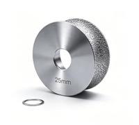 Truvofitix 25mm Bullnose Grinding Wheel, Round Edge Grinding Wheel | 73x25x20mm Concave Edge Grinding Disc for Porcelain Marble Granite Quartz, 25mm Inner Diameter