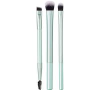Truyu 3pce Eyebrow Brush Set - Includes a Definer Brow Brush, a Brow Detailer Brush and Eyebrow Spoolie To Neaten Brows. A Must Have For Your Makeup Bag