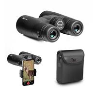 TRV High Power 10x42 Binoculars for Adults with Bak4 Prism & BMC Coating - Perfect Binoculars for Birdwatching, Hiking, Concerts
