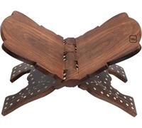 TRV Premium Hand-Carved Wooden Holy Book Stand - Quran, Bible, Gita Holder. (Large)