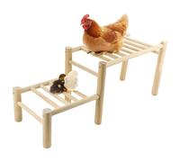 Trveqhk Chicken Perch for Coop,Secure Strong Reusable Easy To Assemble | Coop Toys Poultry Roosting Bar,for Backyard Garden Farms House Playground