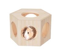 Trveqhk Dwarf Hamster Hide out, Small Animals Houses, Small Animal Cage Accessories Pet Supplies Maze Décor for Gerbil Mice Chinchilla Guinea Lemmings