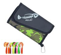 Trveqhk Fishing Fanny Pack - Waterproof Lure Storage,Waterproof Fishing Waist Lure Pack, Perfect for Boating, Camping, and Hiking