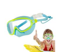 Trveqhk Goggles with Nose Cover - Snorkeling Glasses Gear,Anti-Fog No-Leak Water-resistant Diving Pool Snorkeling Goggles Gear for Girl Aged 4-16