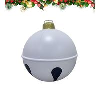 Trveqhk Inflatable Christmas Ornaments - 24 Inch Large PVC Inflatable Decorations | Garden Blow Up Ball Ornaments,for Winter Outdoor Yard Garden Porch Halloween Display Christmas Festive