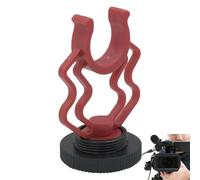 Trveqhk Microphone Shock Mount - Anti-Vibration Bracket for Camera Microphone - Noise Reduction Mic Bracket for Making Vlog and Live and Video Interview