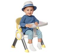 Trveqhk Toddler Eating Chair - Booster Seat for Table | Lightweight Game Stool, Multifunctional Compact Floor Seat with Music for Studying, Playing