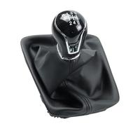 TRVQOT Car Gearshift Shifter Knob for Seat for Leon III 3 MK3 2012 2013 2014 2015 2016 2017 Manual 5/6 Speed Gear Stick Shift Knob Leather Gaiter Boot Auto Gear Shift Knob(6 Speed)