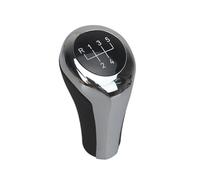 TRVQOT Stick Gaiter Boot Cover for BMW for 1 3 5 6 Series for E30 E36 E39 E46 X5 E53 E60 E63 X3 E83 X1 E84 E90 E91 Chromed Gear Shift Knob Gear Shift Lever Knob(Chrome 5Speed)