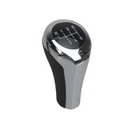 TRVQOT Stick Gaiter Boot Cover for BMW for 1 3 5 6 Series for E30 E36 E39 E46 X5 E53 E60 E63 X3 E83 X1 E84 E90 E91 Chromed Gear Shift Knob Gear Shift Lever Knob(Chrome 6Speed)