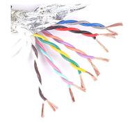 TRVVPS Twisted Pair Shielded Cable 2/4/6/8/10/12/14/16Cores 26/24/22/20/18/17AWG STP Insulated CNC Encoder Control Wire(5Meters,10CORES_24AWG 0.2MM2)