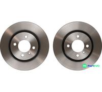 TRW 2 X BRAKE DISC DF2550 FOR BMW