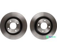 TRW 2 X BRAKE DISC DF2597 FOR AUDI