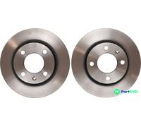 TRW 2 X BRAKE DISC DF4062 FOR SEAT VW