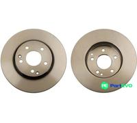 TRW 2 X BRAKE DISC DF4180 FOR MERCEDES-BENZ